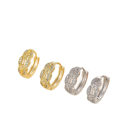 Elegant Openwork Stud Earrings | Fashion Luxury Wholesale Jewelry null