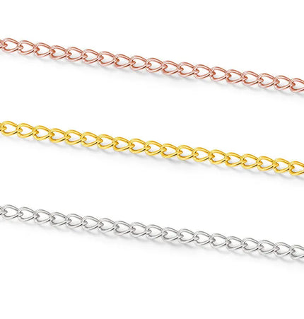 Stainless Steel Extension Chain with Color Retention – Jewelry Tail Chain null