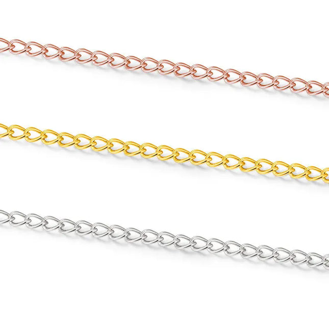 Stainless Steel Extension Chain with Color Retention – Jewelry Tail Chain null