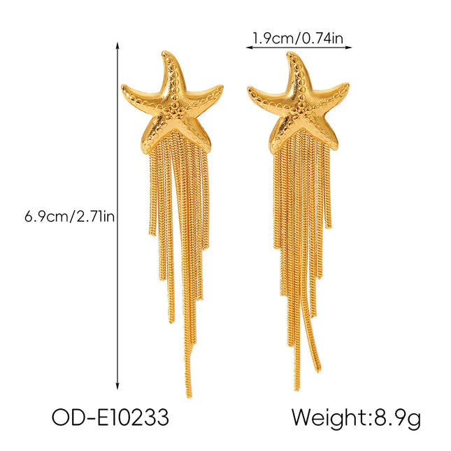 Flower Heart And Butterfly Design Earrings Gold null