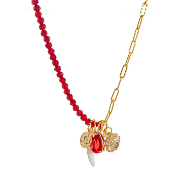 12 Birthstone Open Ring Pendant Necklace and Bracelet – Stainless Steel null