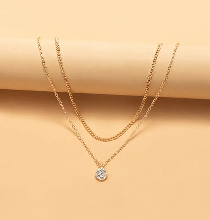 Minimalist Multi-Layer Pearl Necklace null
