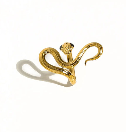 Stainless Steel French Texture Ring null