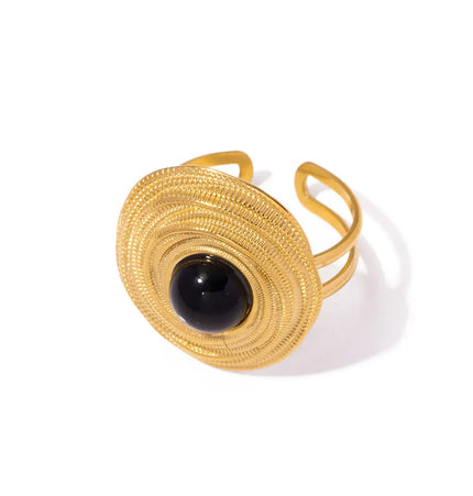 Retro Affordable Trendy Court Eye Coil Ring null