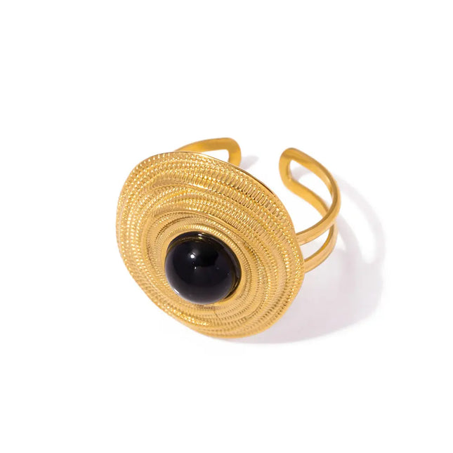 Retro Affordable Trendy Court Eye Coil Ring null