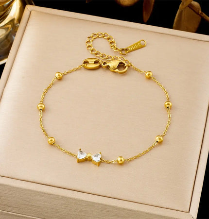 All-Matching Gold Fashion Bracelet – Titanium Steel Wholesale Jewelry null