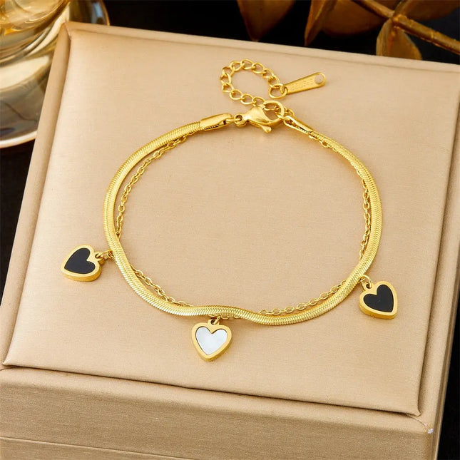 All-Matching Gold Fashion Bracelet – Titanium Steel Wholesale Jewelry null