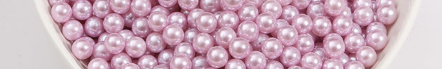 No Hole Round 3-10mm Imitation Pearl Loose Beads
