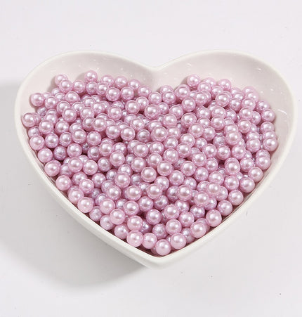 No Hole Round 3-10mm Imitation Pearl Loose Beads