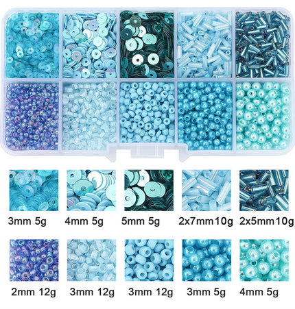 Glass Beads Handmade Diy Same Color Sequin Beads