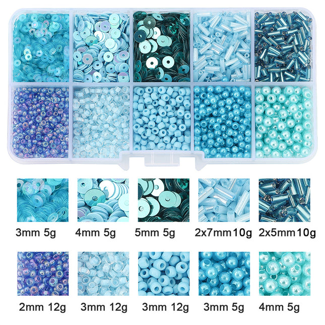 Glass Beads Handmade Diy Same Color Sequin Beads