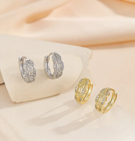 Elegant Openwork Stud Earrings | Fashion Luxury Wholesale Jewelry null