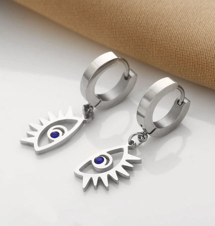 Titanium Steel No-Fading Geometric Earrings null