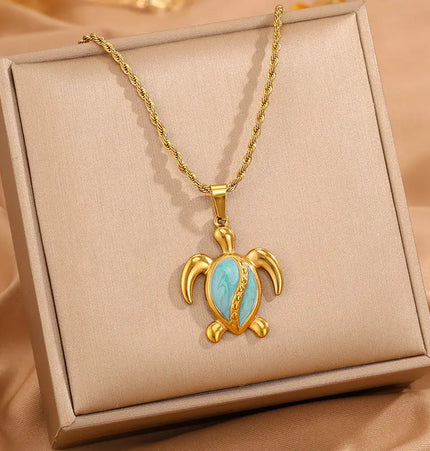 Geometric Ocean Wave Pendant Necklace | Minimalist Wholesale Jewelry null