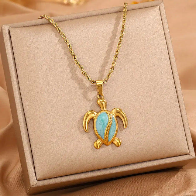 Geometric Ocean Wave Pendant Necklace | Minimalist Wholesale Jewelry null