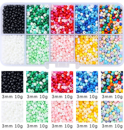 Glass Beads Handmade Diy Same Color Sequin Beads