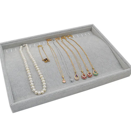 Velvet Jewelry Display Tray for Rings, Earrings & Necklaces null