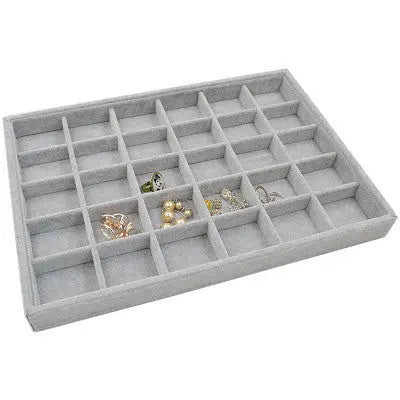 Velvet Jewelry Display Tray for Rings, Earrings & Necklaces null