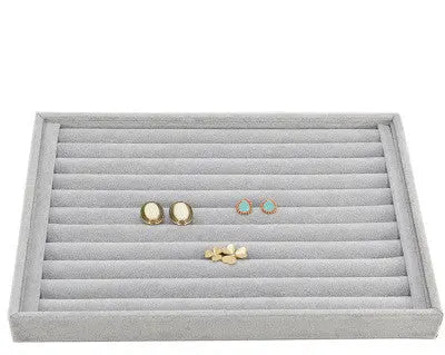 Velvet Jewelry Display Tray for Rings, Earrings & Necklaces null