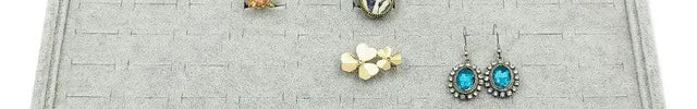 Velvet Jewelry Display Tray for Rings, Earrings & Necklaces null