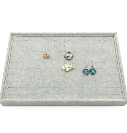 Velvet Jewelry Display Tray for Rings, Earrings & Necklaces null