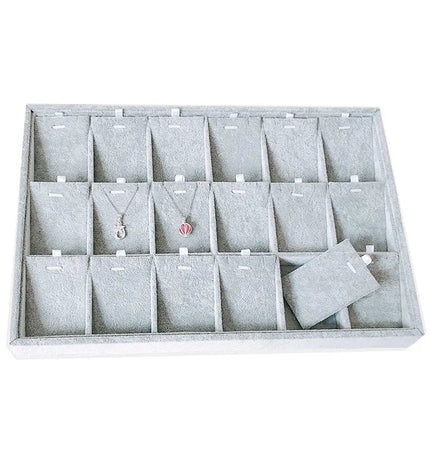 Velvet Jewelry Display Tray for Rings, Earrings & Necklaces null