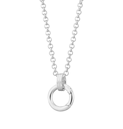 12 Birthstone Open Ring Pendant Necklace and Bracelet – Stainless Steel null