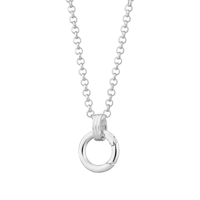 12 Birthstone Open Ring Pendant Necklace and Bracelet – Stainless Steel null