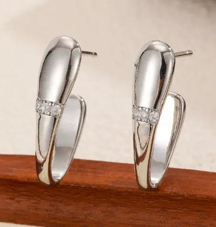 Minimal Square Stud Earrings | Simple & Versatile Wholesale Jewelry null