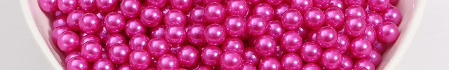 No Hole Round 3-10mm Imitation Pearl Loose Beads
