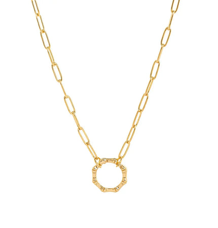 12 Birthstone Open Ring Pendant Necklace and Bracelet – Stainless Steel null