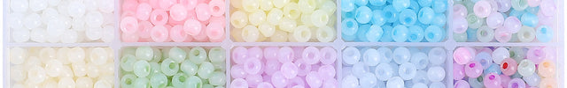 Glass Beads Handmade Diy Same Color Sequin Beads
