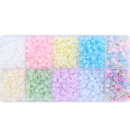 Glass Beads Handmade Diy Same Color Sequin Beads