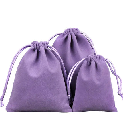 Velvet Jewelry Pouch – Soft Drawstring Jewelry Bag null