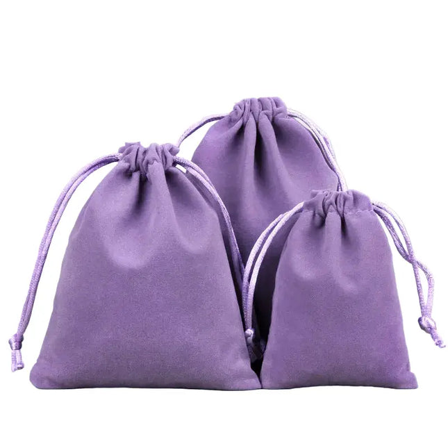 Velvet Jewelry Pouch – Soft Drawstring Jewelry Bag null