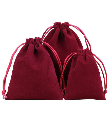 Velvet Jewelry Pouch – Soft Drawstring Jewelry Bag null