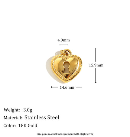 DIY Jewelry Accessories Stainless Steel Plated Pendant