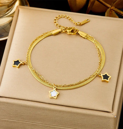 All-Matching Gold Fashion Bracelet – Titanium Steel Wholesale Jewelry null