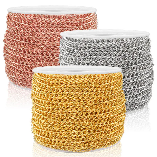 Stainless Steel Extension Chain with Color Retention – Jewelry Tail Chain null