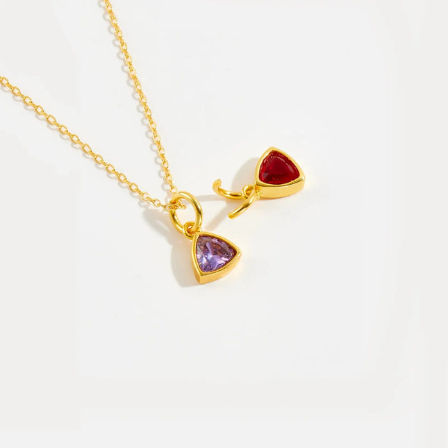 S925 Sterling Silver Color Zircon Pendant null