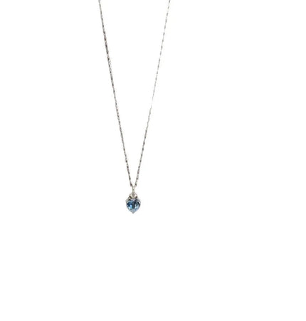 Blue Teardrop Pendant Necklace null