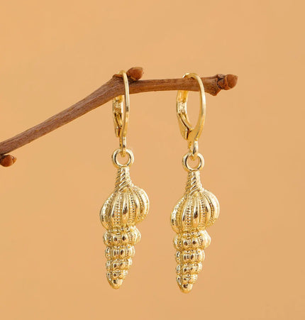 Minimalist Shell & Starfish Earrings for Women | Wholesale Metal Jewelry null