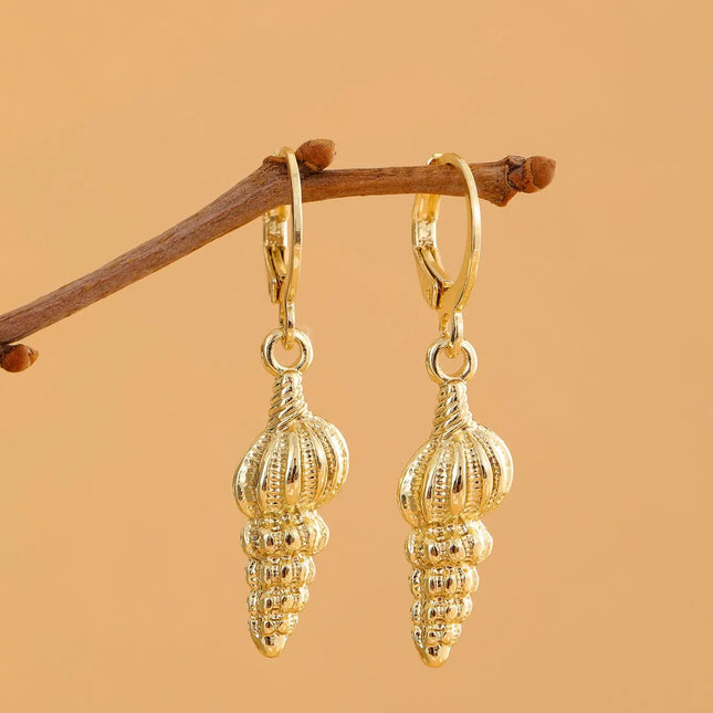 Minimalist Shell & Starfish Earrings for Women | Wholesale Metal Jewelry null