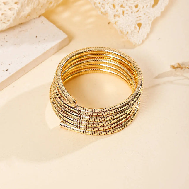 Multi-Layer Gold Bracelet | Minimalist Alloy Bracelet Wholesale null