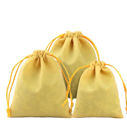 Velvet Jewelry Pouch – Soft Drawstring Jewelry Bag null