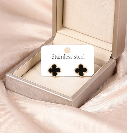 Titanium Steel No-Fading Geometric Earrings null