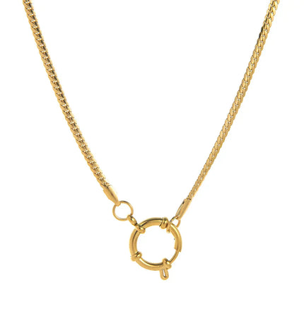 18K Gold Plated Stainless Steel DIY Chain Necklace null