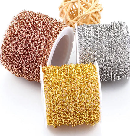 Stainless Steel Extension Chain with Color Retention – Jewelry Tail Chain null