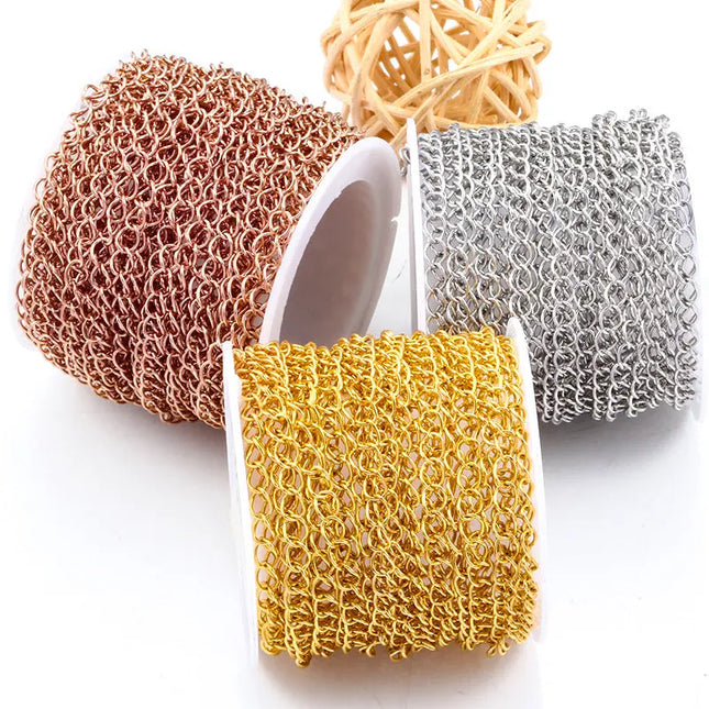 Stainless Steel Extension Chain with Color Retention – Jewelry Tail Chain null