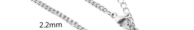 Stainless Steel 18K Gold Plated Chain Necklace – Base for Personalized Jewelry null